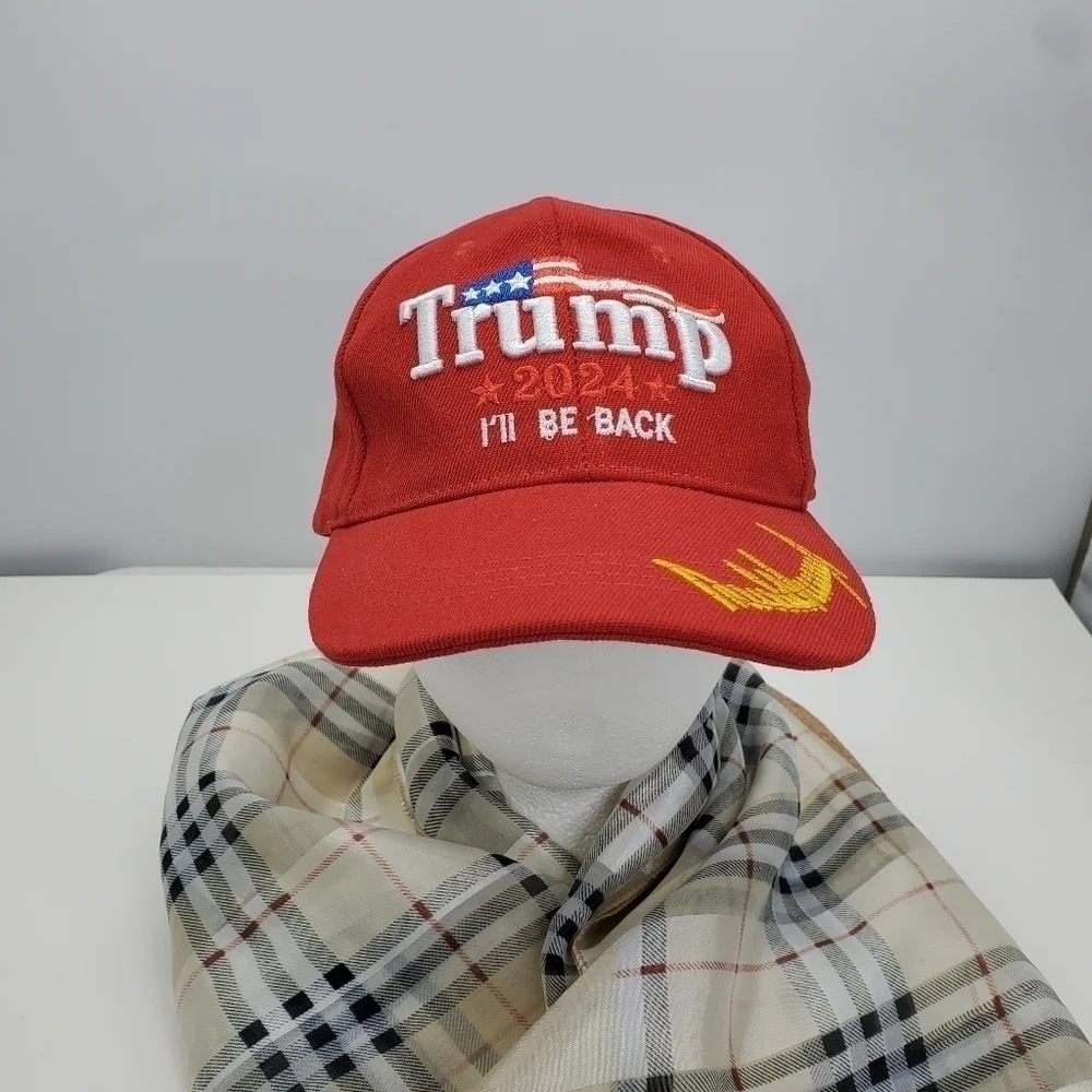 Donald Trump 2024 Election Signature I'll Be Back Baseball Cap Adjustable